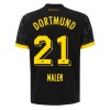 Maillot de Supporter Borussia Dortmund Malen 21 Extérieur 2023-24 Pour Homme